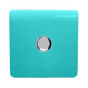 Bright Teal Wiring Accessories Trendi Decorative Screwless